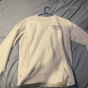 Men's Off-White Crewneck Sweater
